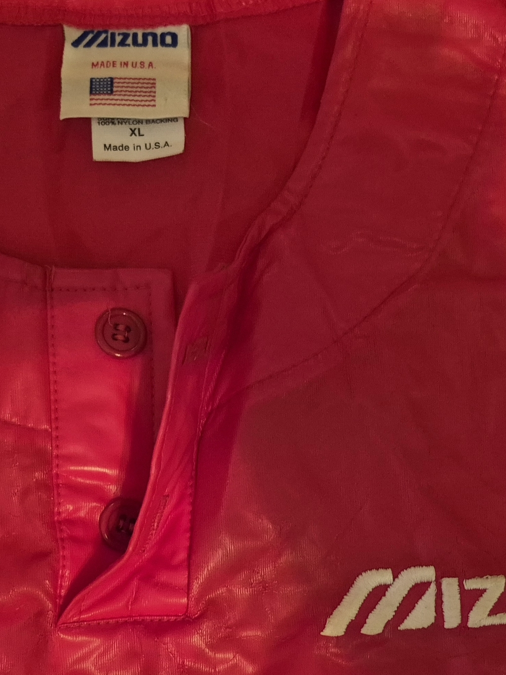 Mizuno Red Men's Windbreaker Jacket
